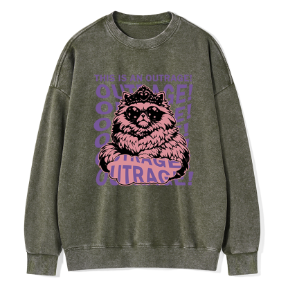 Pagewings Sci-Fi Novel Lover Unisex Washed Sweatshirt