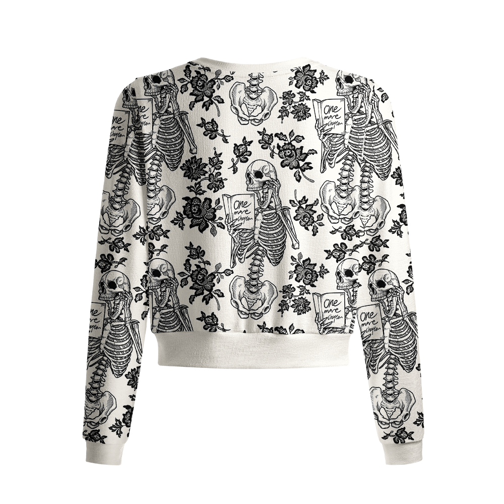 Pagewings Book Lover Crew Neck Cardigan Sweaters
