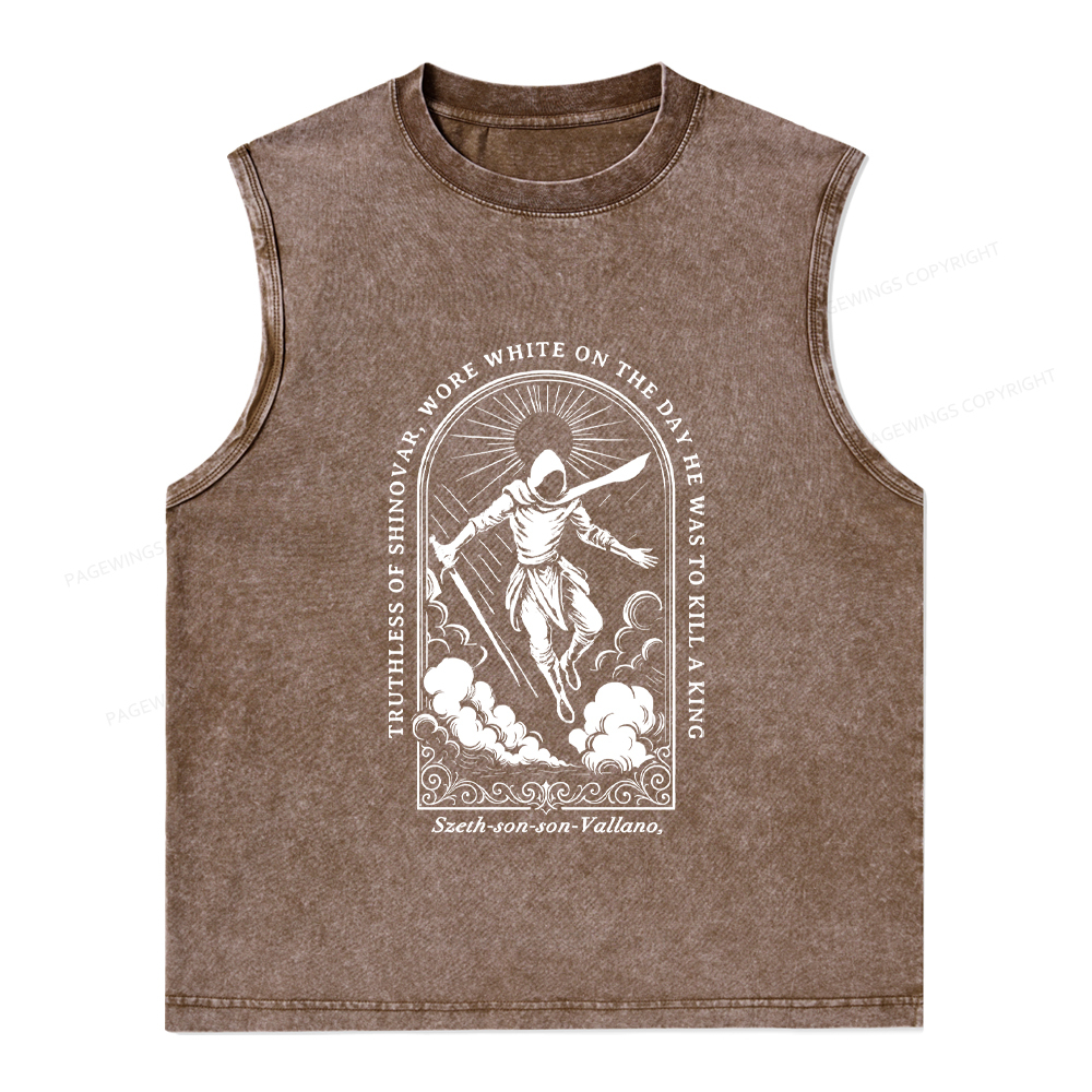 Pagewings Truthless of Shinovar Unisex Washed Tank Top
