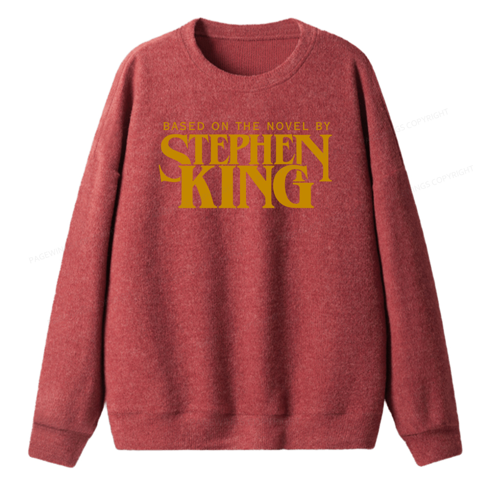 Pagewings Based On A Novel By Stephen King Unisex Knit Sweatshirt