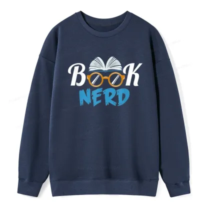 Pagewings Book Nerd Unisex Classic Sweatshirt