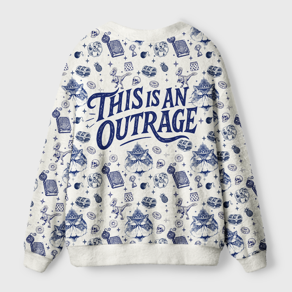 Pagewings Sci-Fi Book Lover Light Knit Unisex Cardigan Sweaters