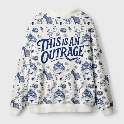 Pagewings Sci-Fi Book Lover Light Knit Unisex Cardigan Sweaters