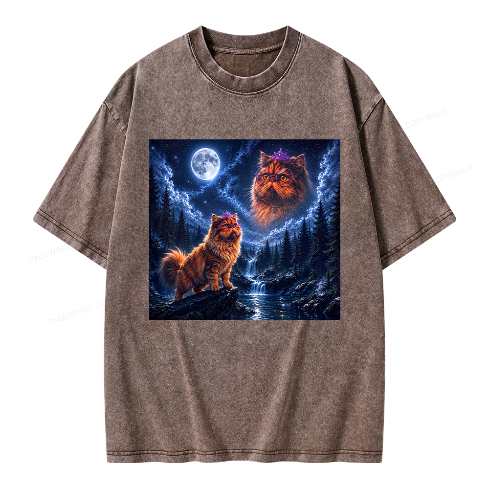 Pagewings Sci Fi Books Lover Unisex Washed T-shirt