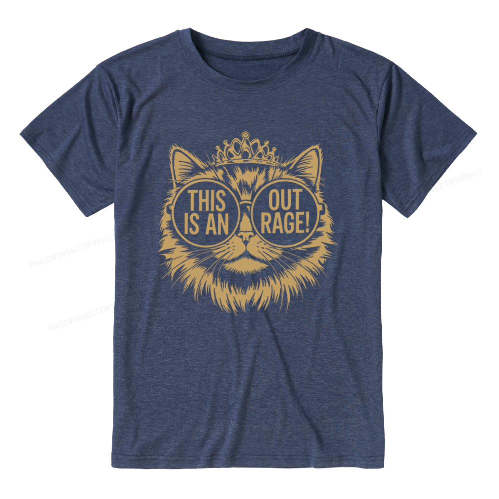 Pagewings This Is An Outrage Unisex Heather T-Shirt
