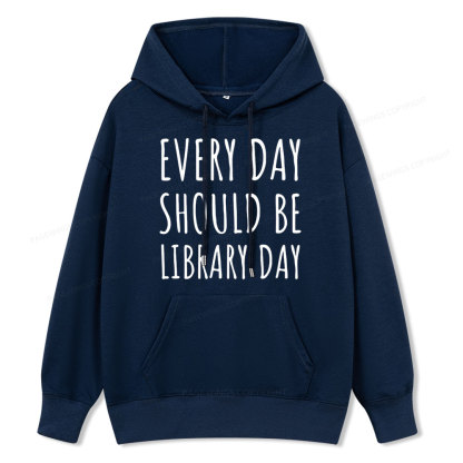 Pagewings Library Day Media Specialist Unisex Classic Hoodie