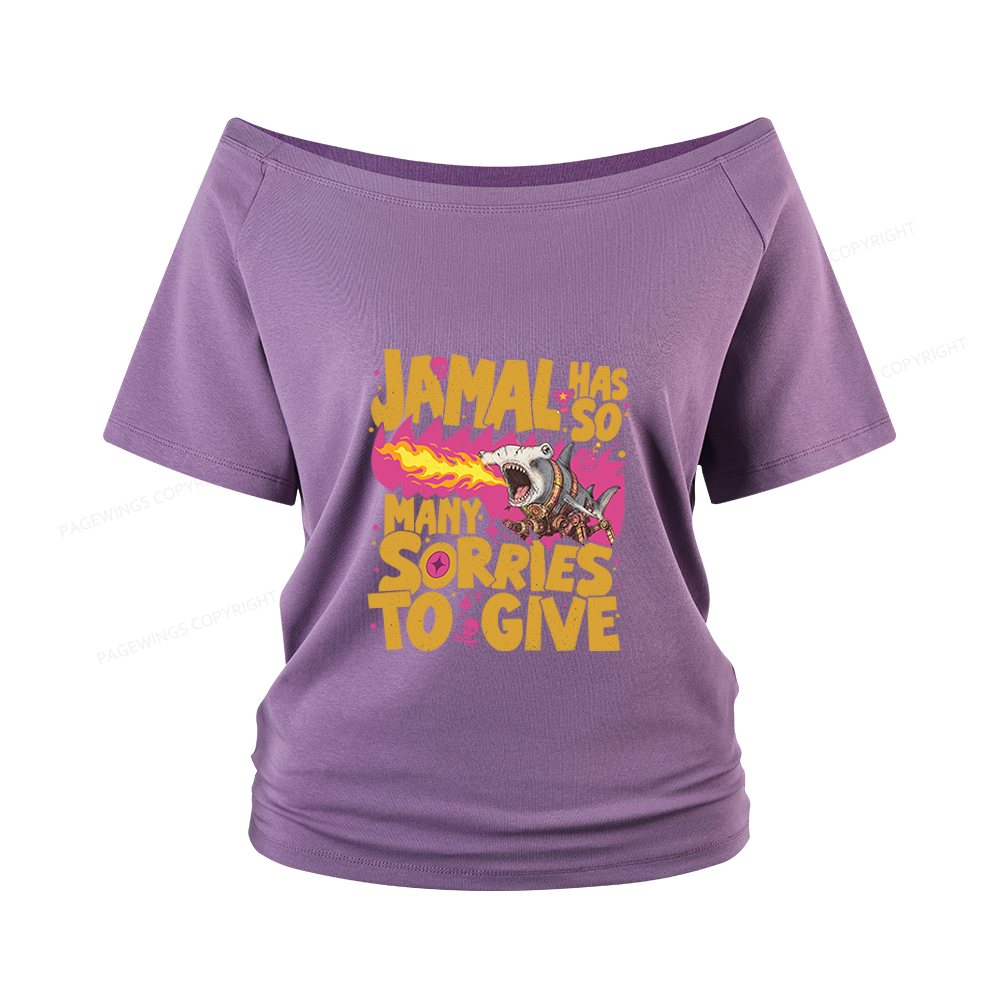 Pagewings Sci Fi Novel Lover Women Off Shoulder T-shirts