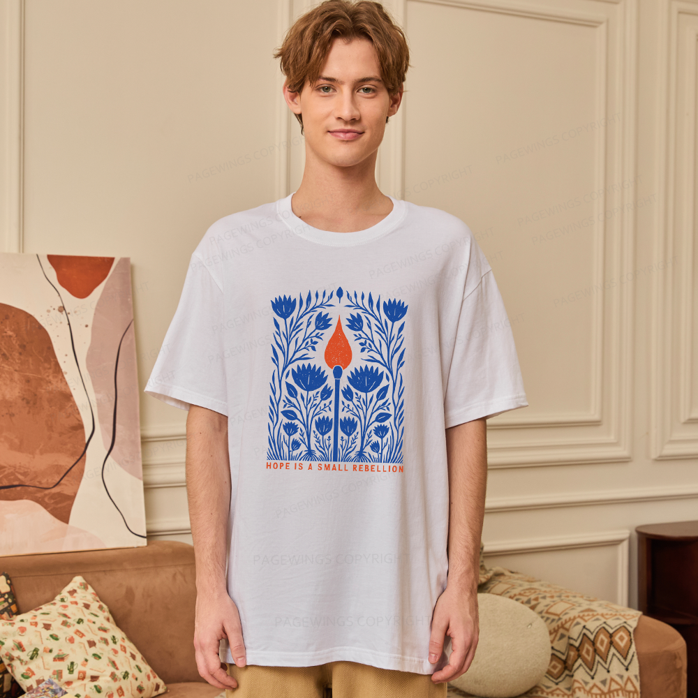 Pagewings Hope Is A Small Rebellion Unisex Classic T-shirt