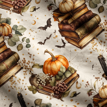 Pagewings Halloween Bookish Women's Cardigan Sweater