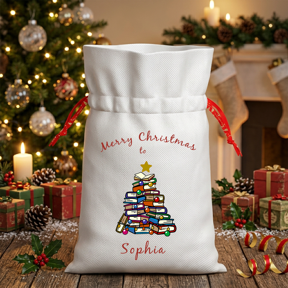 Pagewings Personalized Christmas Book Christmas Santa Sack