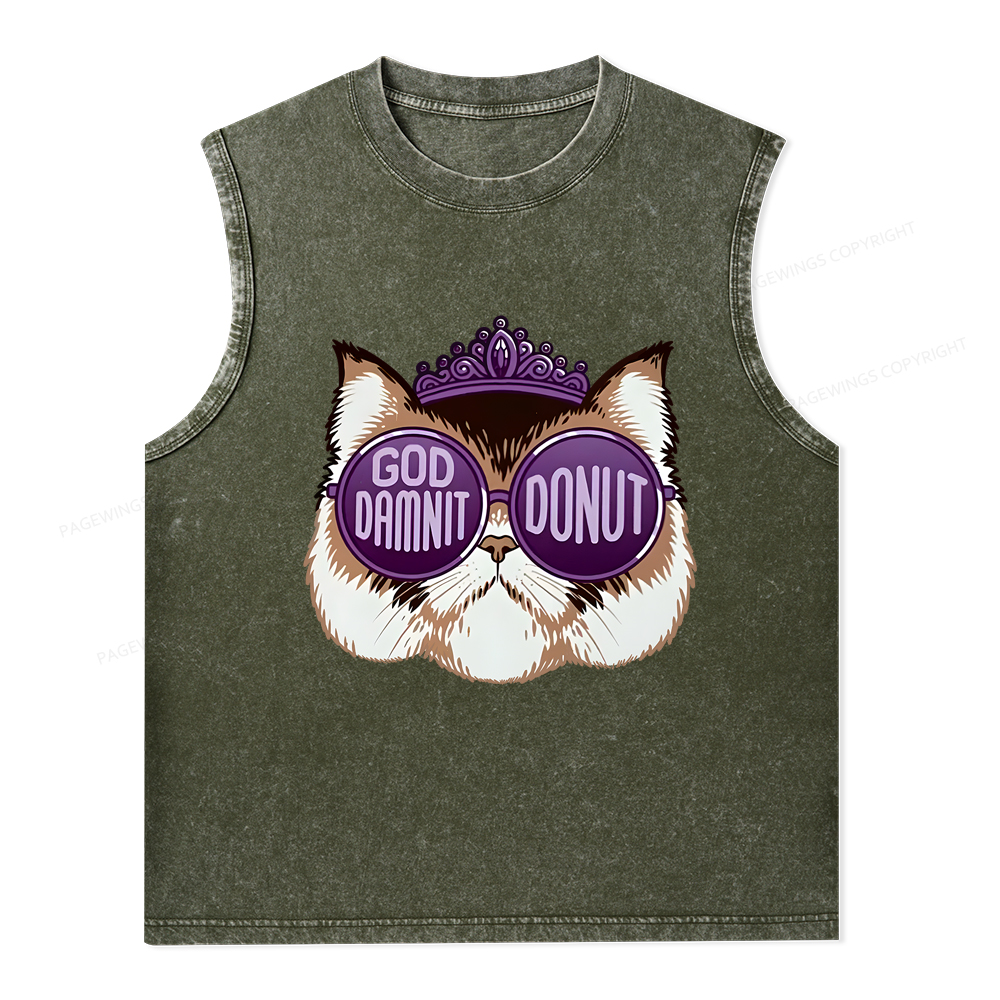 Pagewings Sci-Fi Book Lover Unisex Washed Tank Top