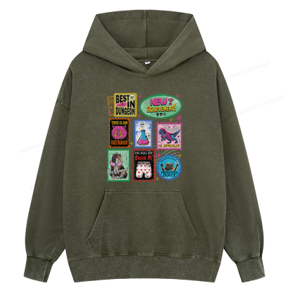 Pagewings New Achievement Unisex Washed Hoodie