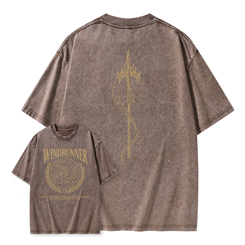 Pagewings Windrunner Unisex Washed T-shirt