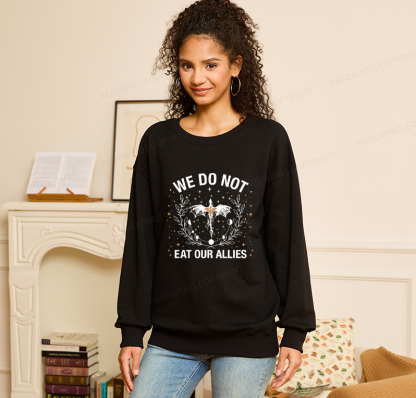 Pagewings We Do Not Eat Our Allies Unisex Classic Sweatshirt