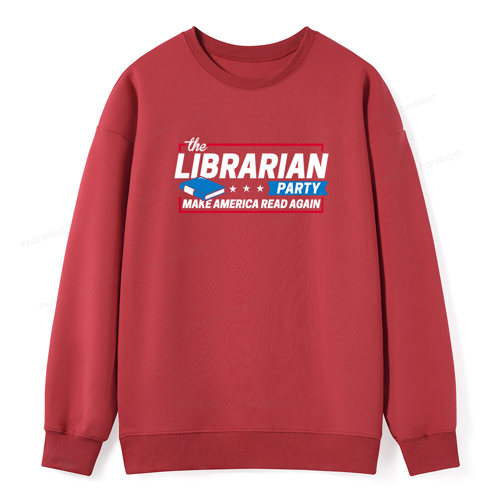 Pagewings The Librarian Party Unisex Classic Sweatshirt