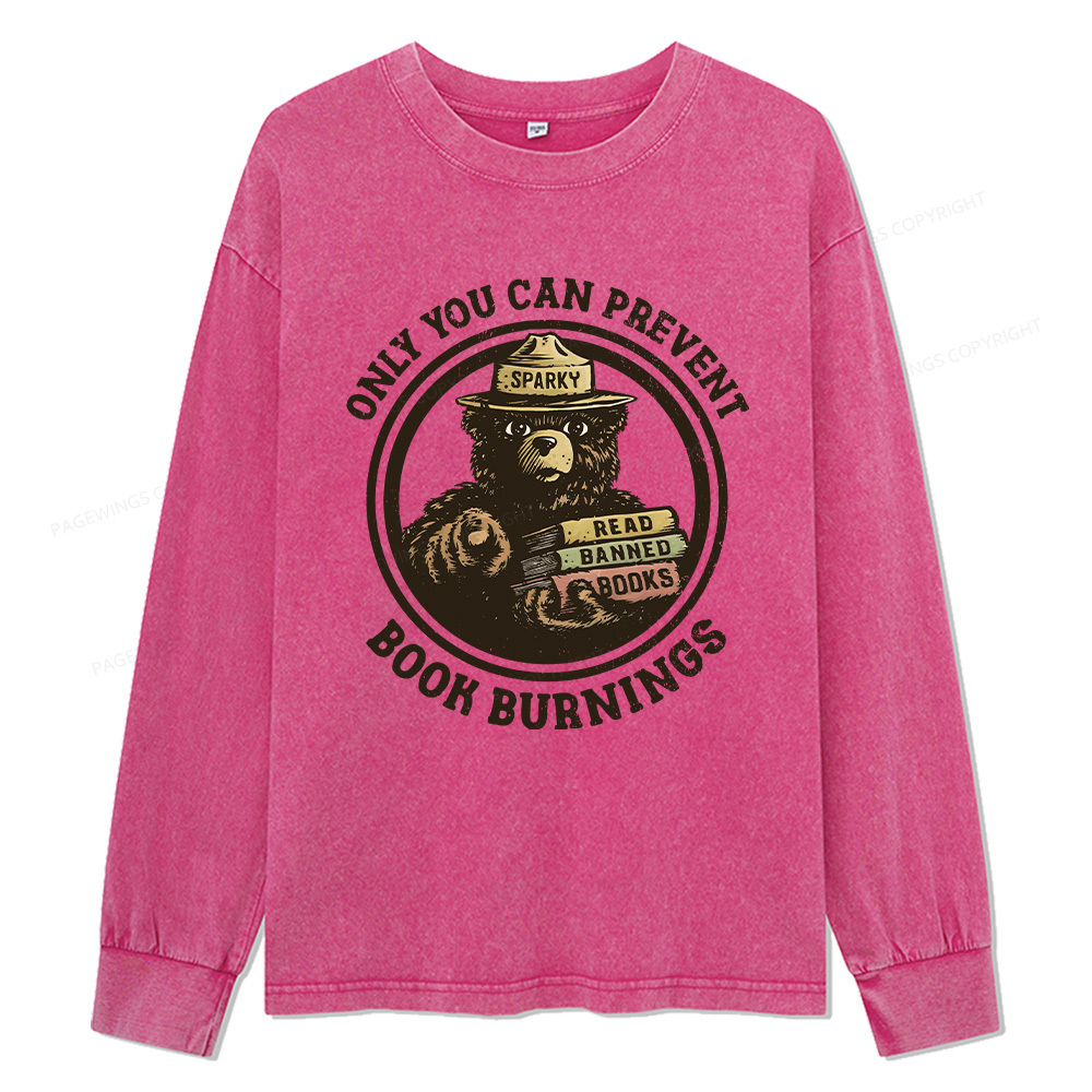 Pagewings Only You Unisex Washed Long Sleeve T-shirt