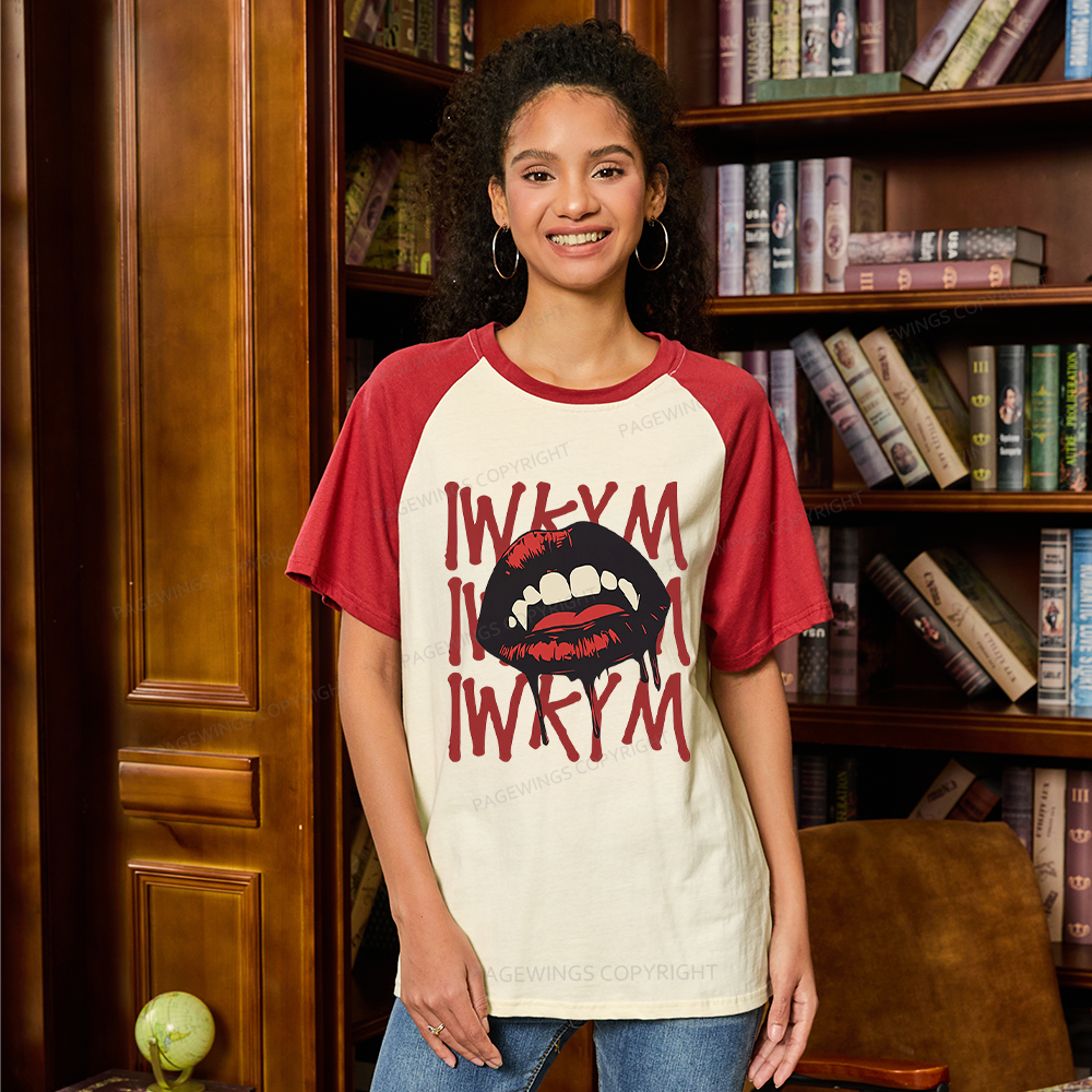 Pagewings Sci-Fi Novel Lover Raglan T-shirt