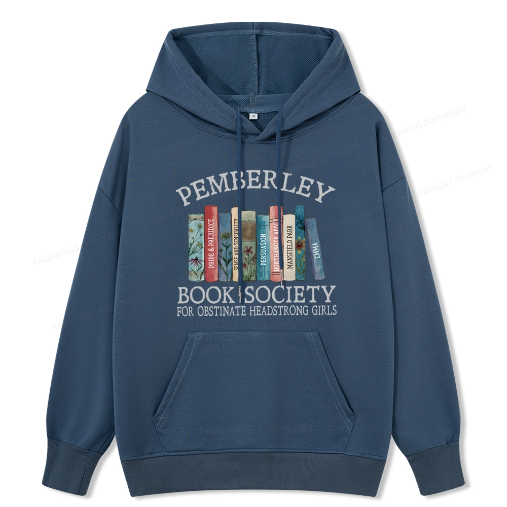 Pagewings Pemberley Book Society Unisex Classic Hoodie