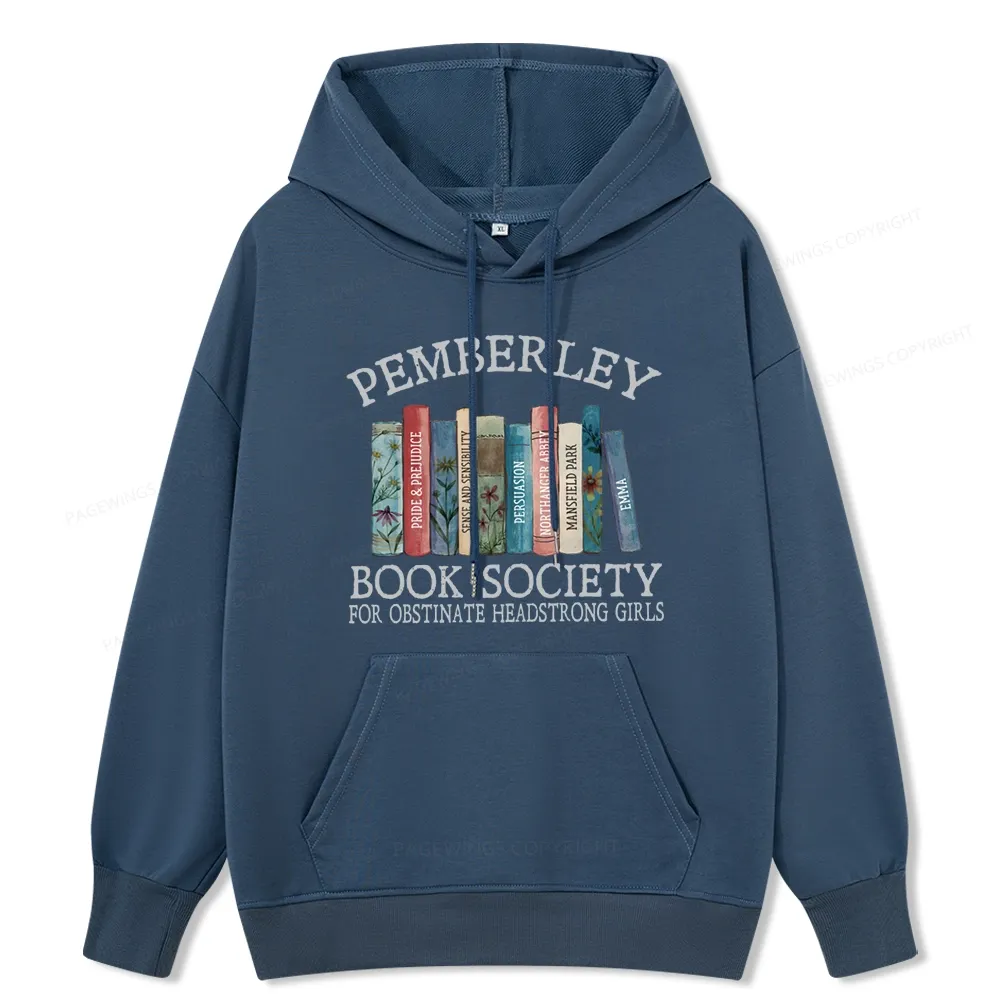 Pagewings Pemberley Book Society Unisex Classic Hoodie