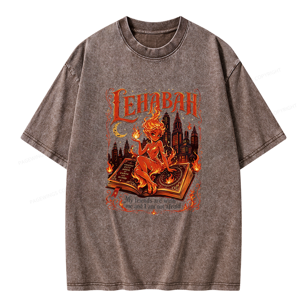 Pagewings Light It Up Unisex Washed T-shirt