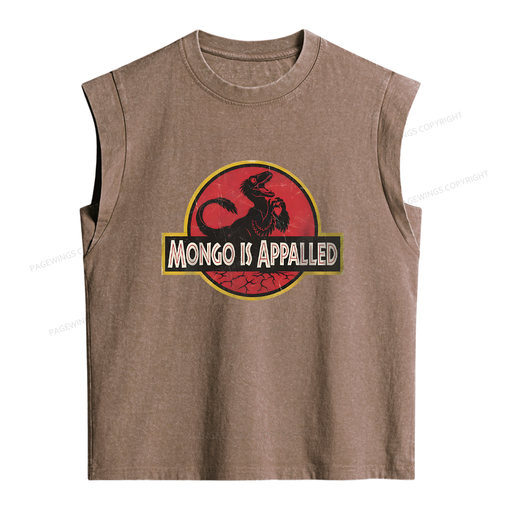 Pagewings Mongo Is Appalled Women's Washed Tank Top