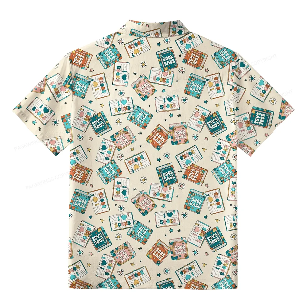 Pagewings Book Babe Unisex Hawaiian Shirt