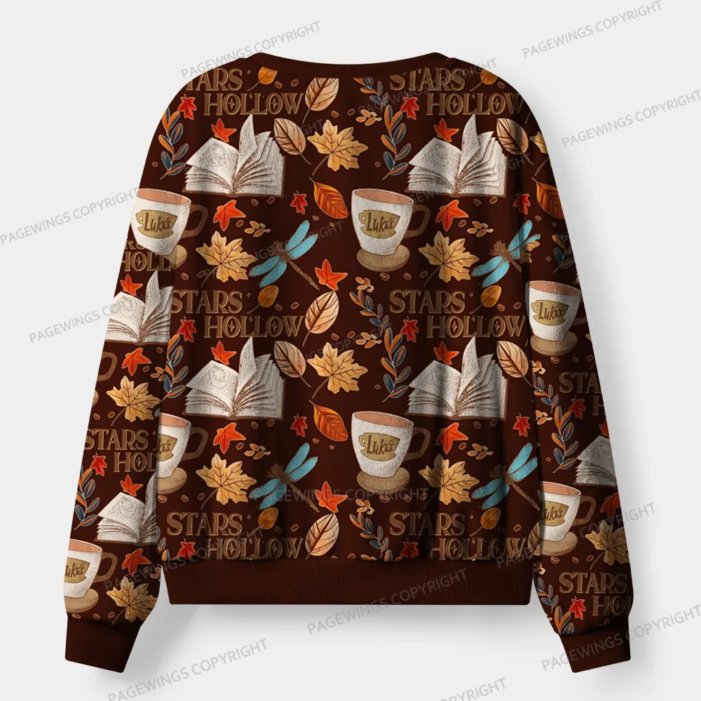 Pagewings Stars Hollow Unisex Flannel Pajama Set