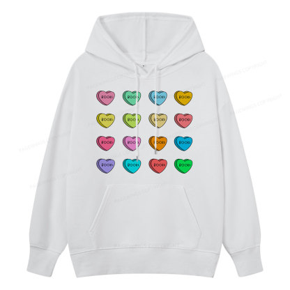 Pagewings Valentine's Day Librarian Unisex Classic Hoodie