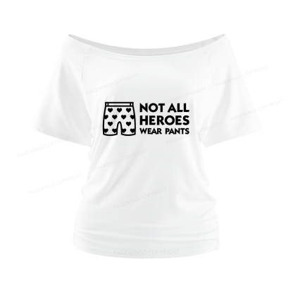 Pagewings Sci-Fi Book Lover Women Off Shoulder T-shirts
