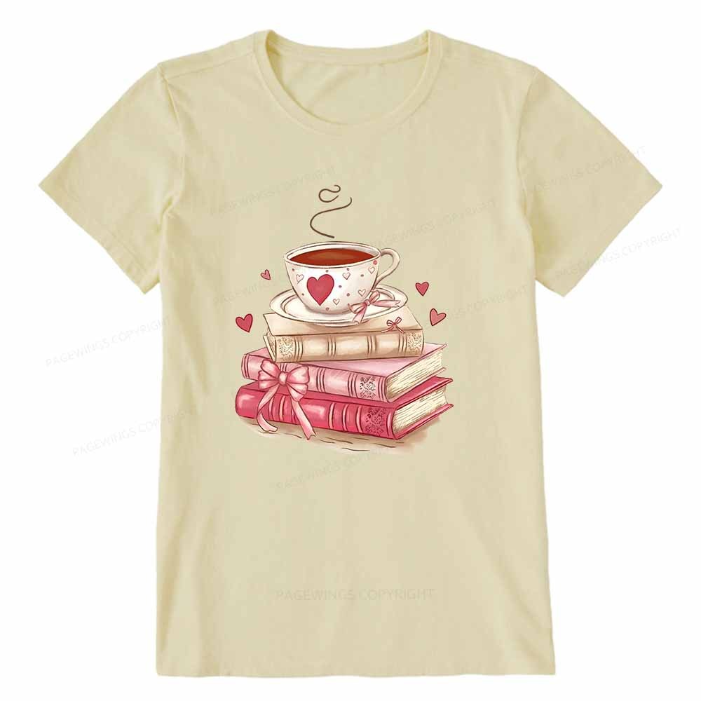 Pagewings Book Lover Valentine Sweatshirt Unisex Classic T-shirt
