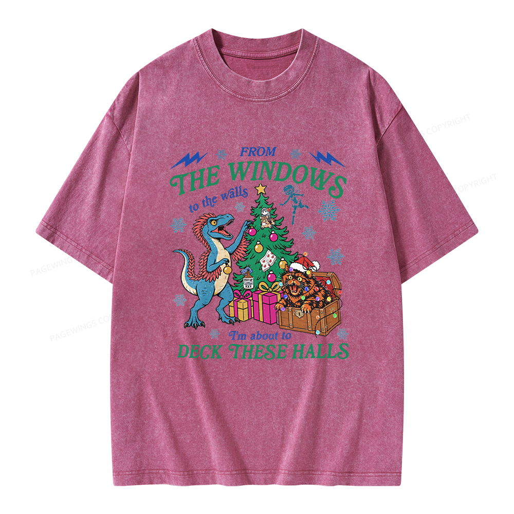 Pagewings From The Windows To The Wall Unisex Washed T-shirt