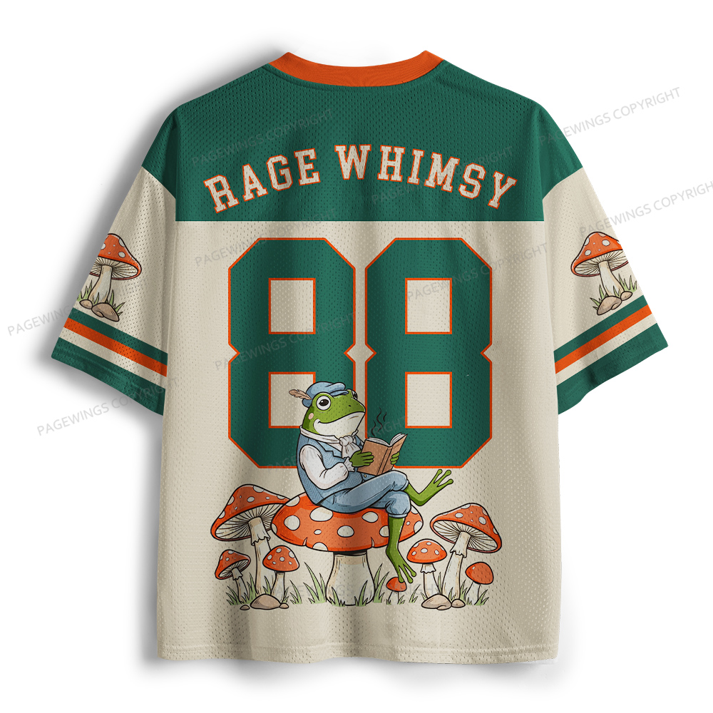 Pagewings Full Of Rage And Whimsy Unisex Mesh Jersey