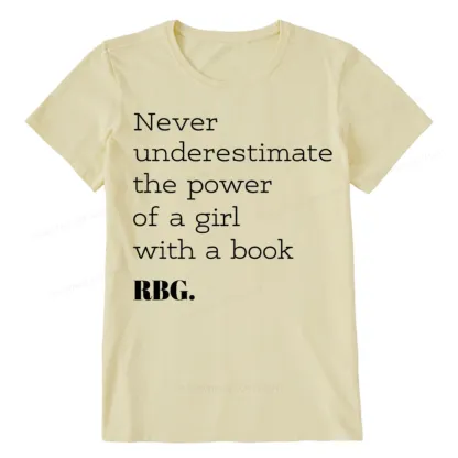 Pagewings Never Underestimate The Power Of a Girl With a Book Unisex Classic T-shirt