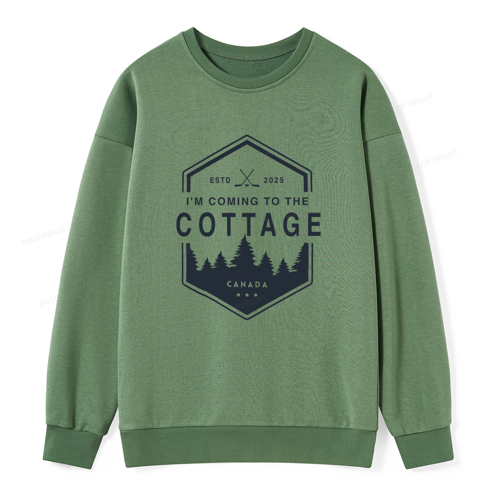 Pagewings Coming To The Cottage Classic Sweatshirt
