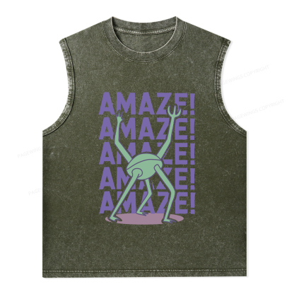 Pagewings Rocky Amaze Unisex Washed Tank Top