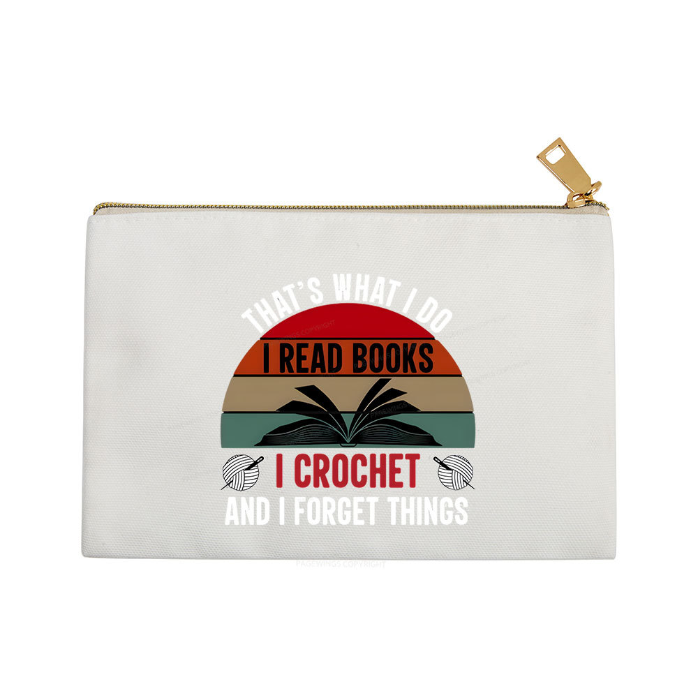 Pagewings Crochet And I Forget Things Pouch