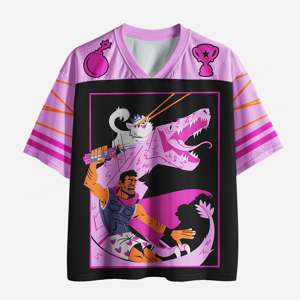 Pagewings Sci Fi Book Lover Unisex Mesh Jersey