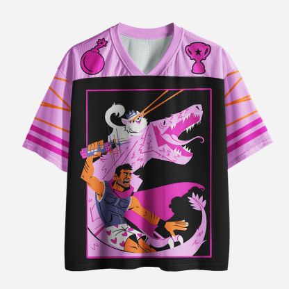 Pagewings Sci Fi Book Lover Unisex Mesh Jersey