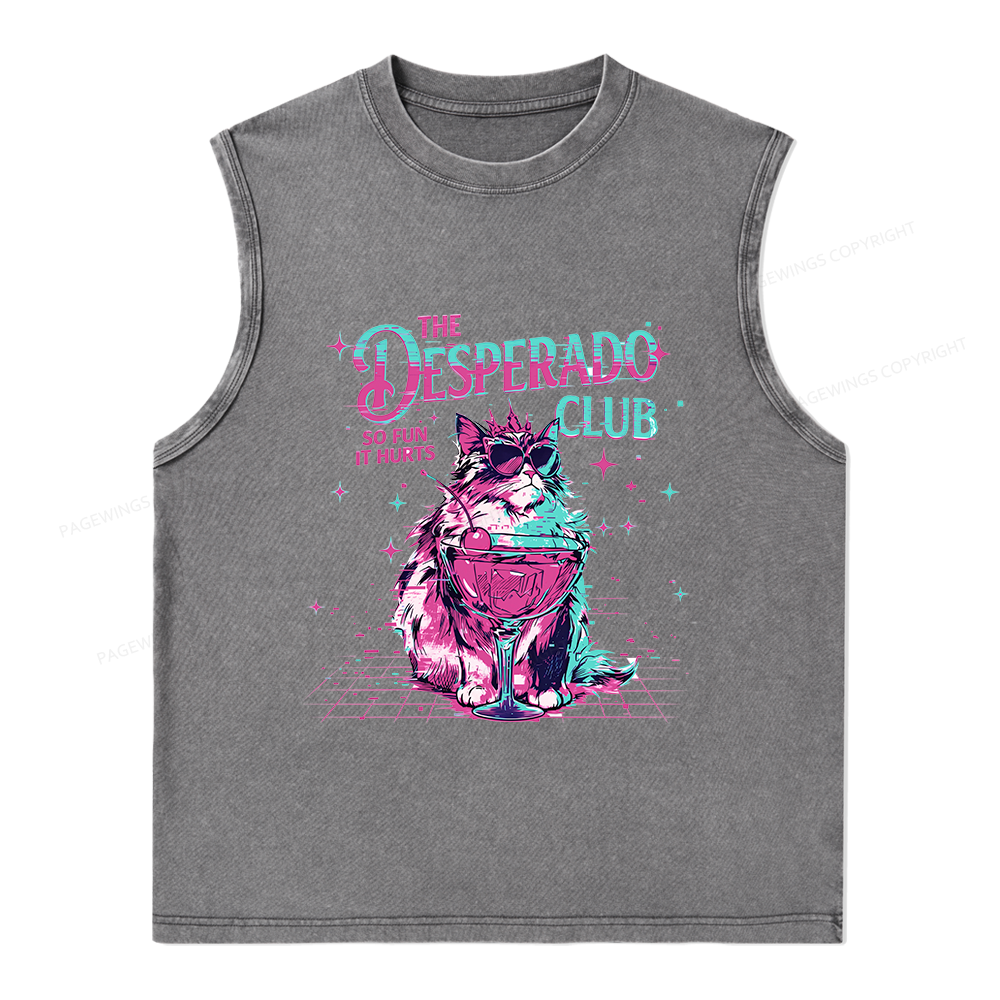 Pagewings Sci Fi Fan Unisex Washed Tank Top