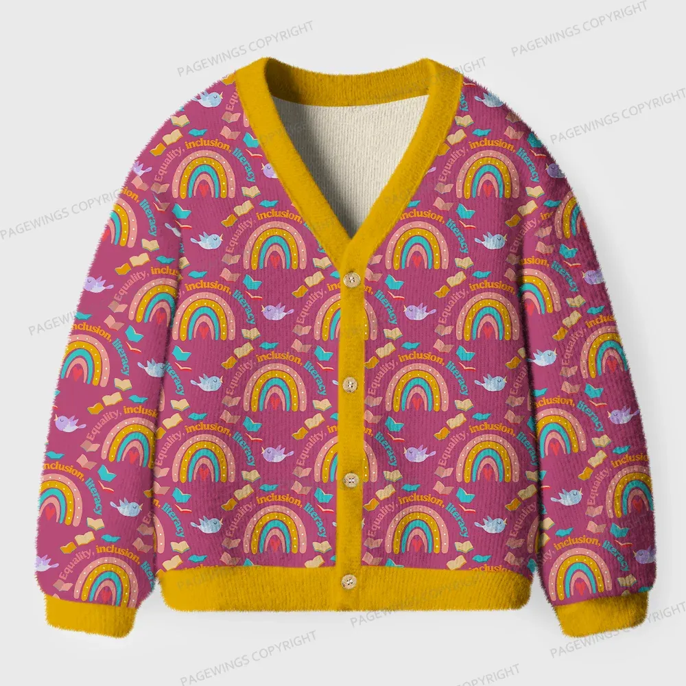 Pagewings Literacy Unisex Ugly Cardigan Sweaters