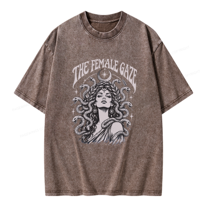 Pagewings The Female Gaze Unisex Washed T-shirt