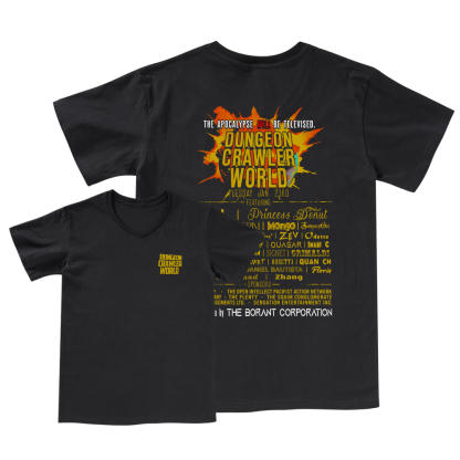 Pagewings Dungeon Crawler World Tour V-neck T-shirt