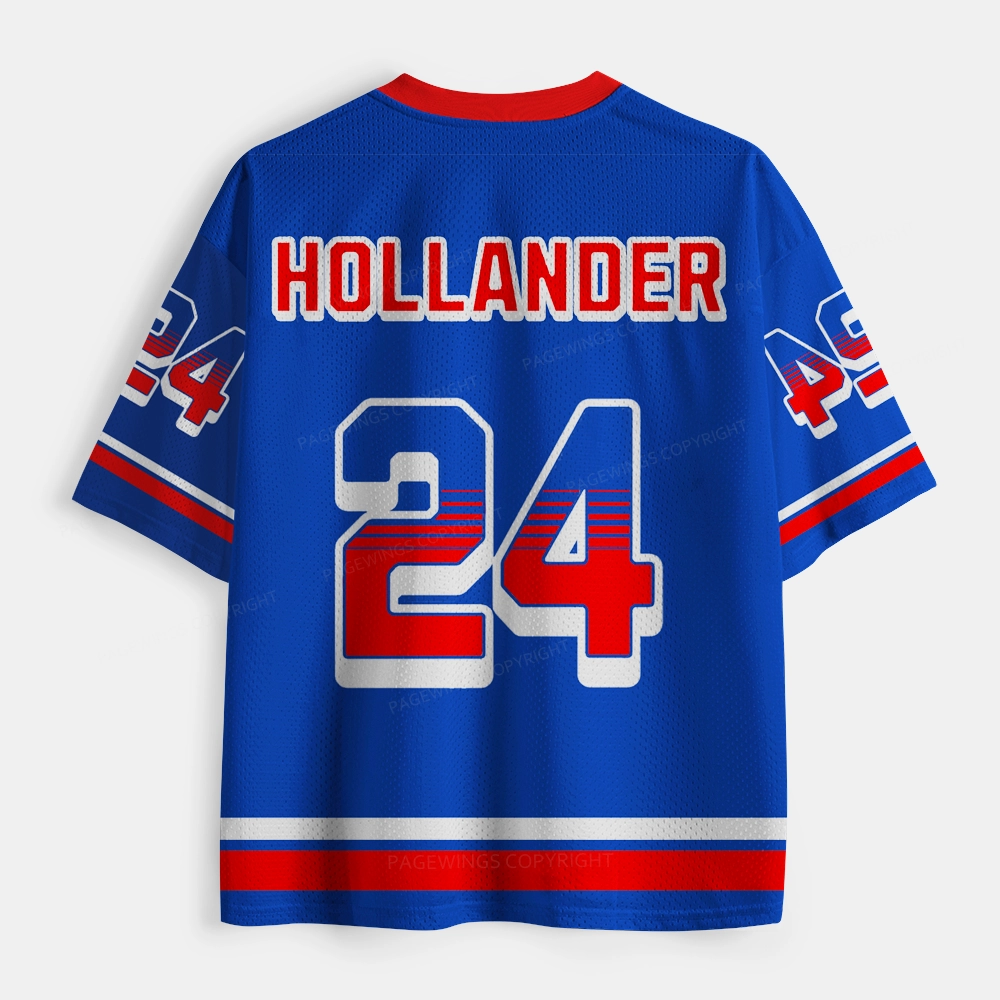 Pagewings Love Ice Hockey Unisex Mesh Jersey