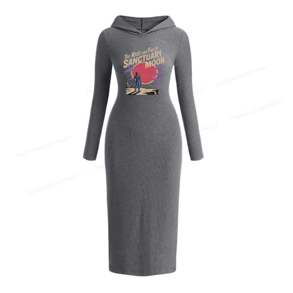 Pagewings The Rise And Fall Of Sanctuary Moon Hooded Knit Dress