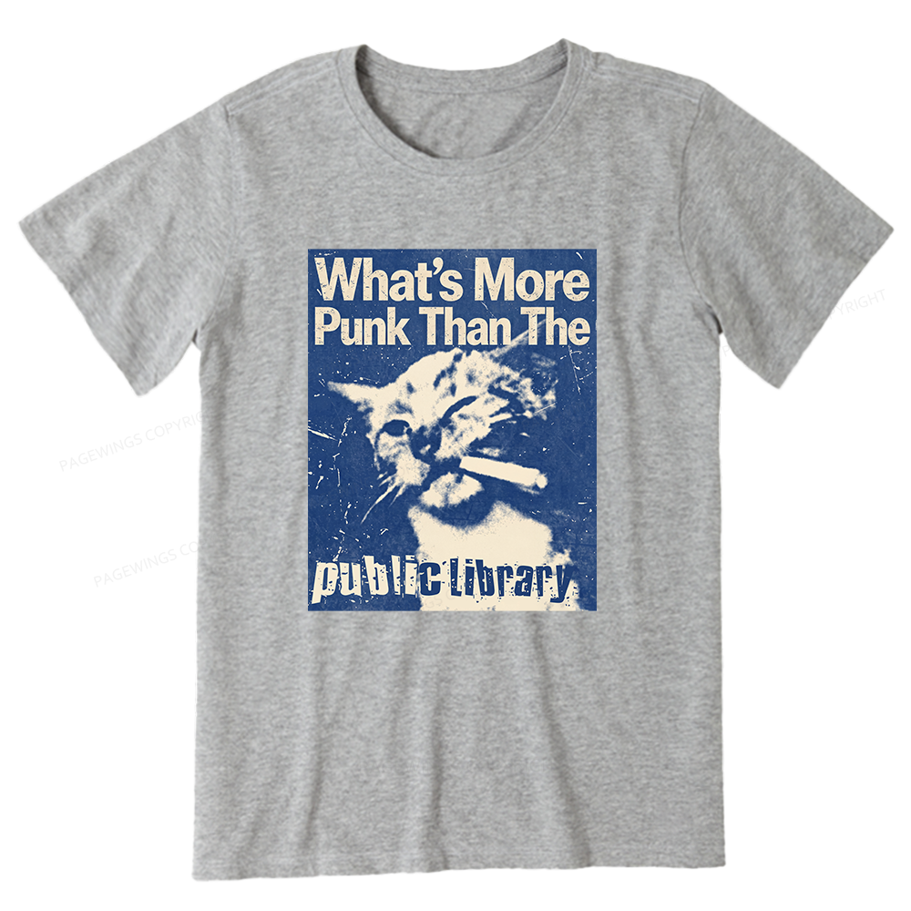 Pagewings What's More Punk Than The Public Library Unisex Classic T-shirt