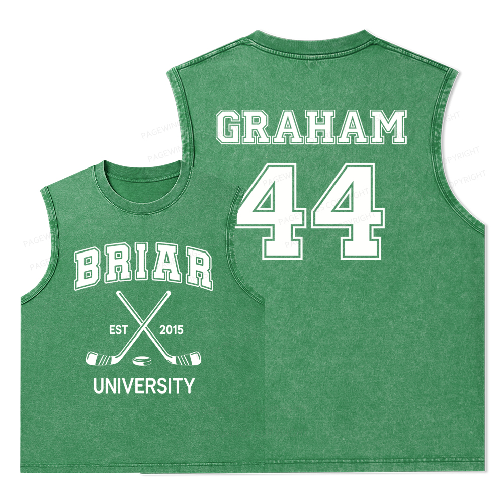 Pagewings Hockey Romance Washed Tank Top