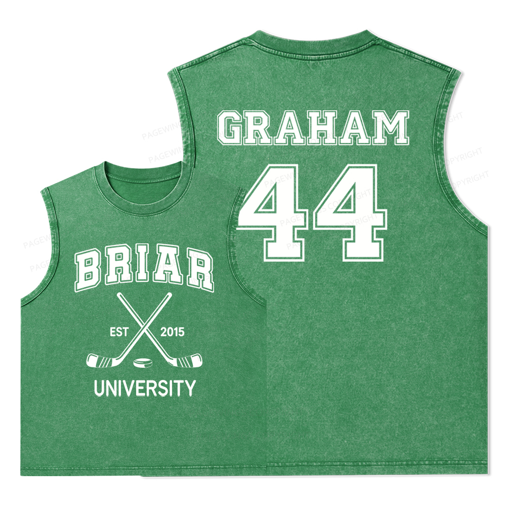 Pagewings Hockey Romance Washed Tank Top