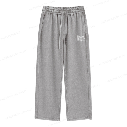 Pagewings Unreliable Narrator Unisex Washed Sweatpants