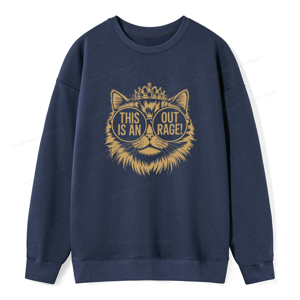 Pagewings This Is An Outrage Unisex Classic Sweatshirt