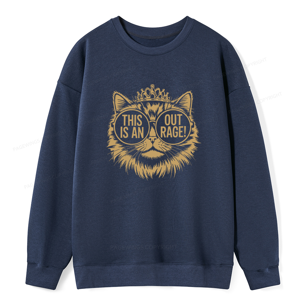 Pagewings This Is An Outrage Unisex Classic Sweatshirt